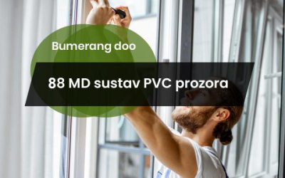 88 MD sustav PVC prozora