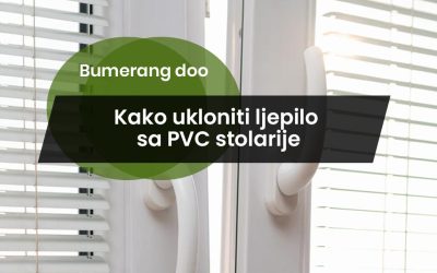Kako ukloniti ljepilo sa PVC stolarije