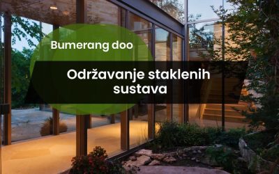 Održavanje staklenih sustava