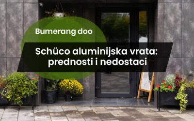 Schüco aluminijska vrata: prednosti i nedostaci