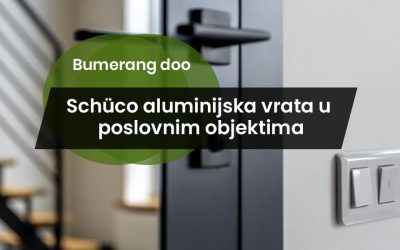 Schüco aluminijska vrata u poslovnim objektima