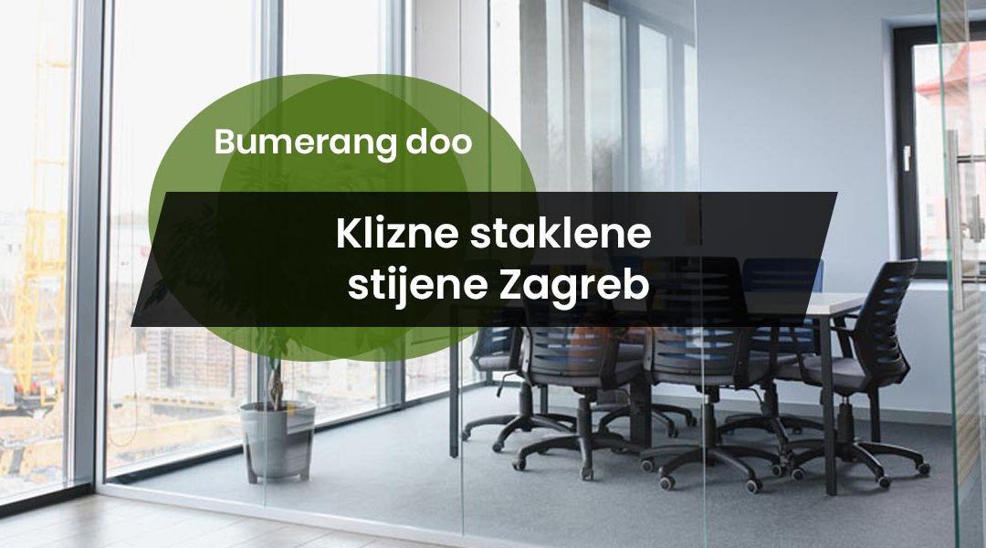 Klizne staklene stijene Zagreb – moderno rješenje za više svjetla i prostora