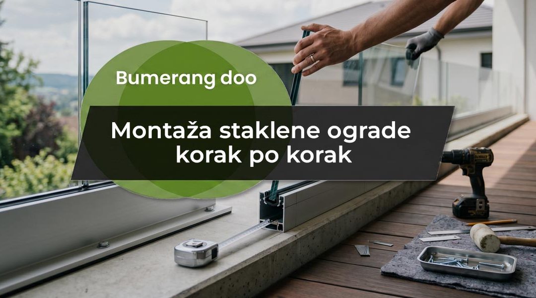 Montaža staklene ograde korak po korak