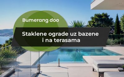 Elegantna sigurnosna rješenja za vanjske prostore – staklene ograde uz bazene i na terasama